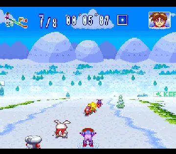 Wakuwaku Ski Wonder Spur (Japan) screen shot game playing